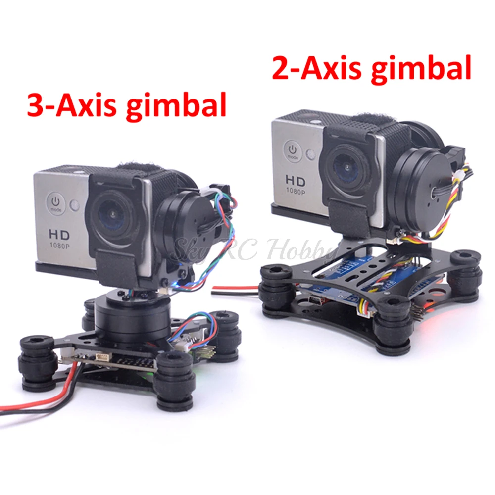 Drone Gimbal For Gopro Hero - Lightweight 2-Axis / 3-Axis Brushless Gimbal